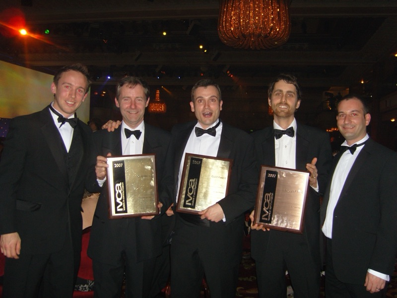 At the IVCA Awards for Leaving, March 2007