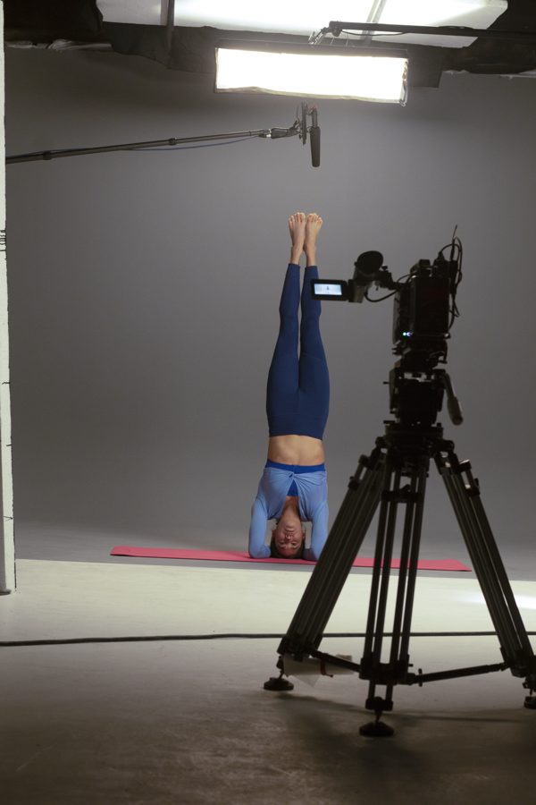 Behind the scenes on an Omni shoot