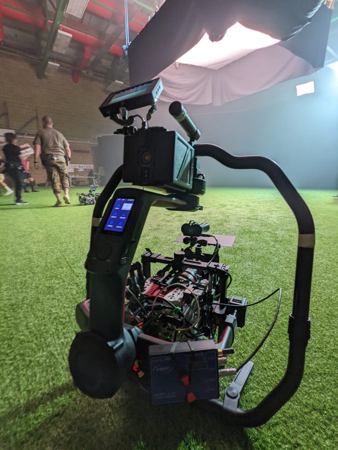 Behind the scenes on an Omni shoot