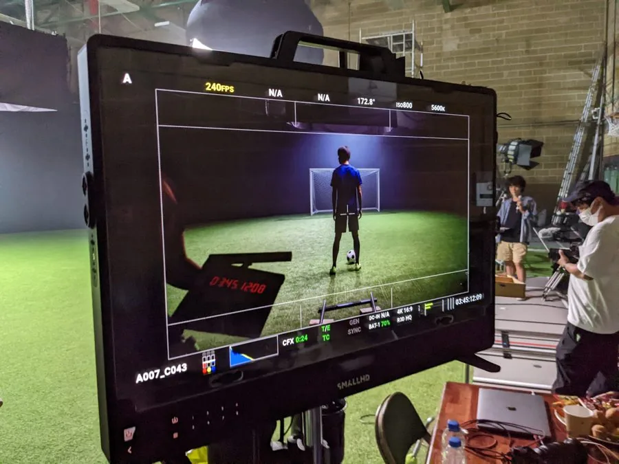 Behind the scenes on an Omni shoot