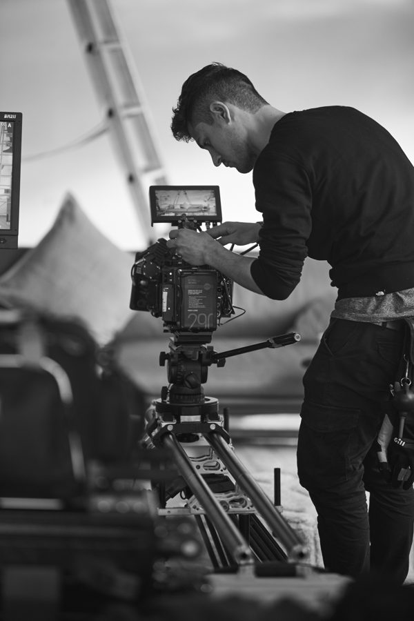 Behind the scenes on an Omni shoot