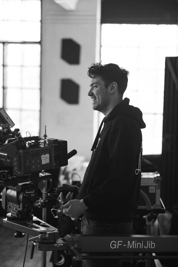 Behind the scenes on an Omni shoot