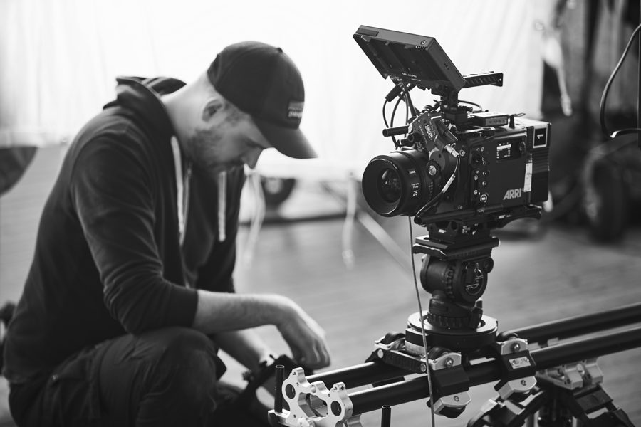 Behind the scenes on an Omni shoot