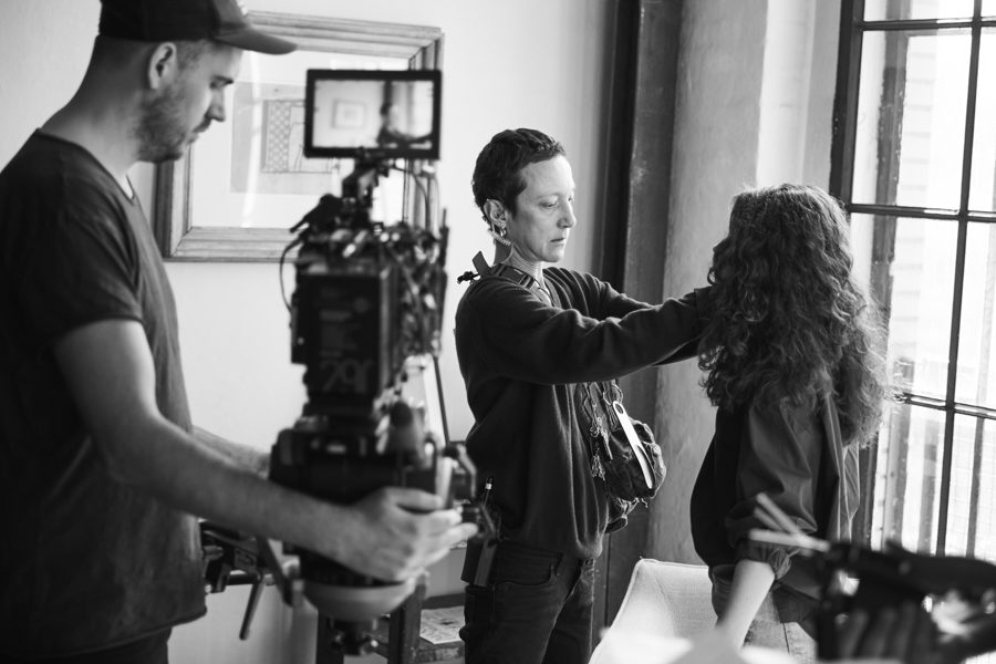 Behind the scenes on an Omni shoot