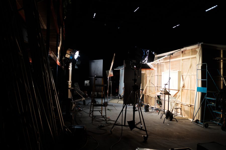 Behind the scenes on an Omni shoot