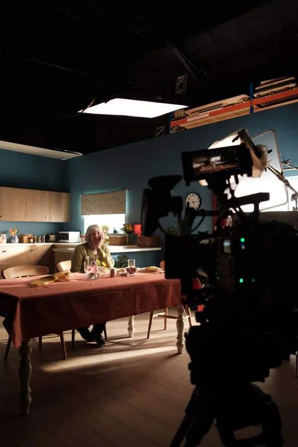 Behind the scenes on an Omni shoot