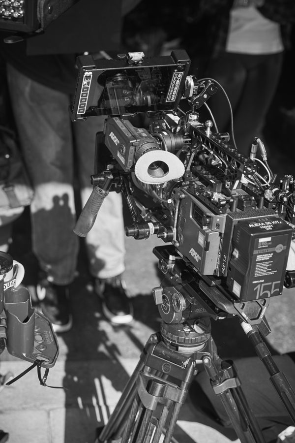Behind the scenes on an Omni shoot