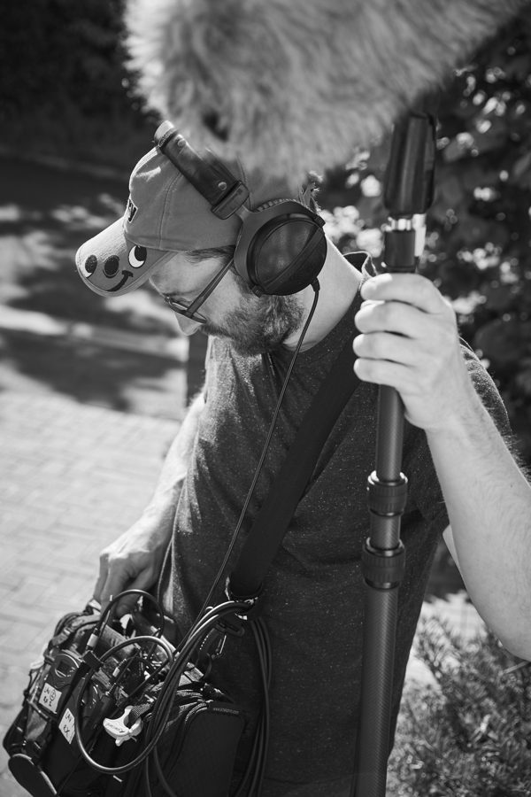 Behind the scenes on an Omni shoot