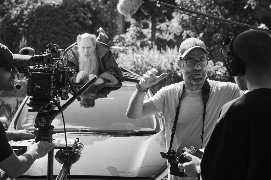 Behind the scenes on an Omni shoot