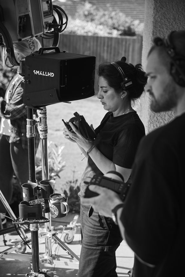 Behind the scenes on an Omni shoot