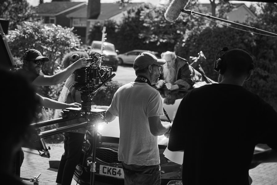 Behind the scenes on an Omni shoot