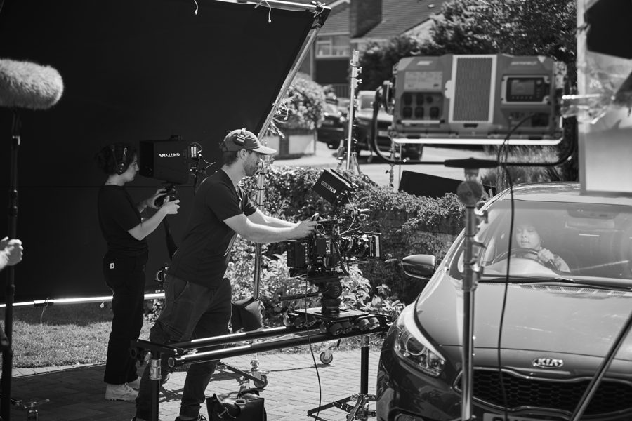 Behind the scenes on an Omni shoot