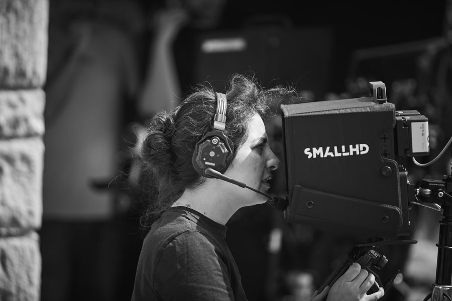 Behind the scenes on an Omni shoot