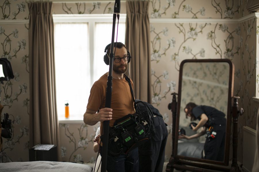 Behind the scenes on an Omni shoot