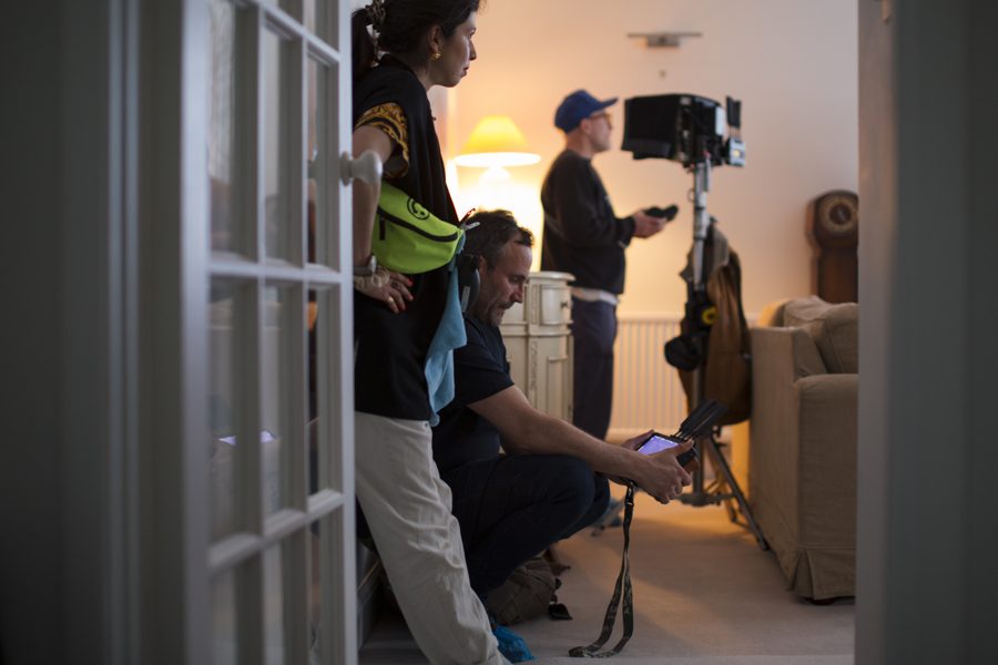 Behind the scenes on an Omni shoot