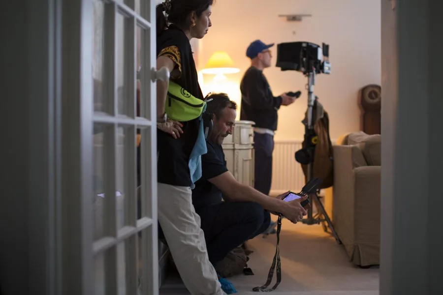 Behind the scenes on an Omni shoot