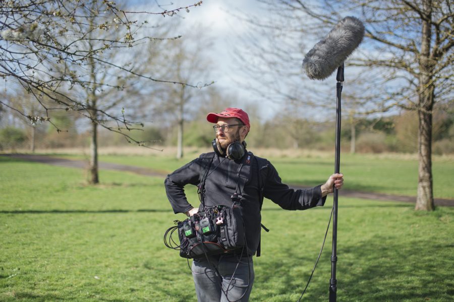 Behind the scenes on an Omni shoot