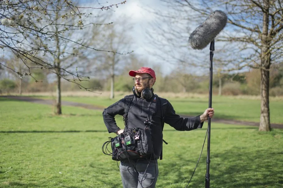 Behind the scenes on an Omni shoot