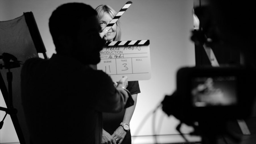Behind the scenes on an Omni shoot