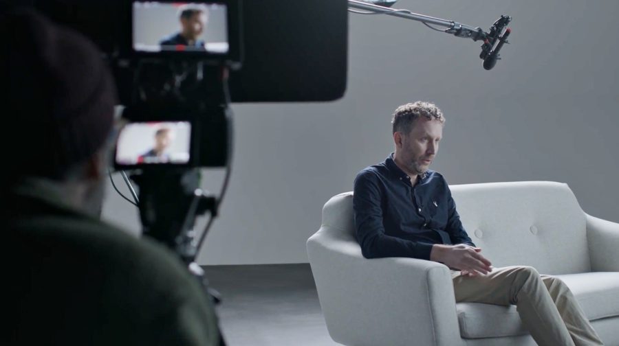 Behind the scenes on an Omni shoot