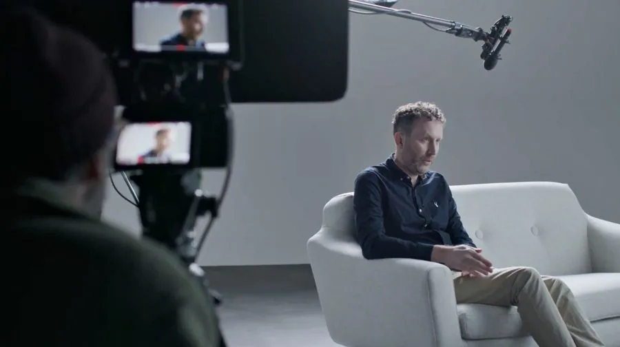 Behind the scenes on an Omni shoot