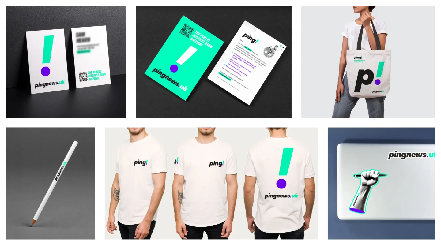 Ping News branding